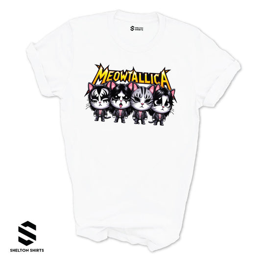 Meowtallica Cat Band Funny Parody Shirt