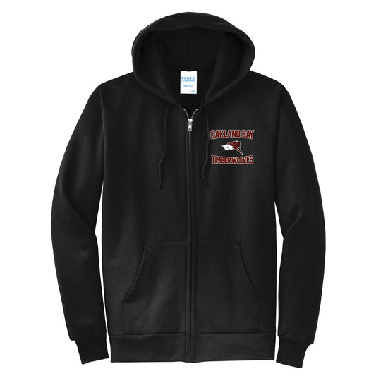 OBJH Oakland Bay Timberwolves Full Zip Hoodie