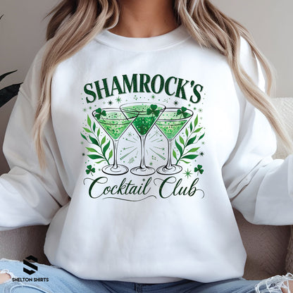 Shamrock's Cocktail Club St Patrick's Day Shirt