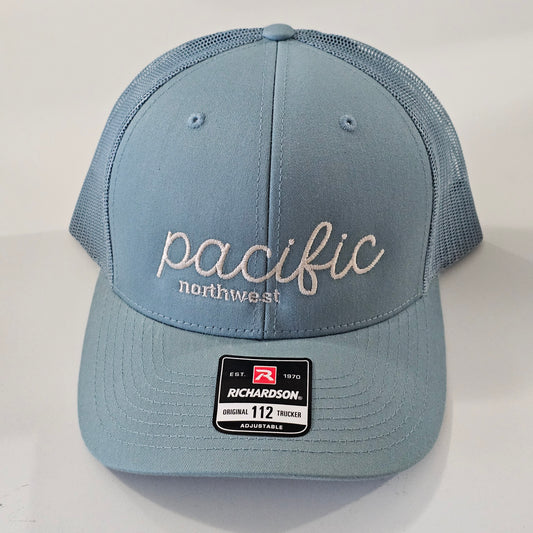 Pacific Northwest Smoke Blue Embroidered Hat