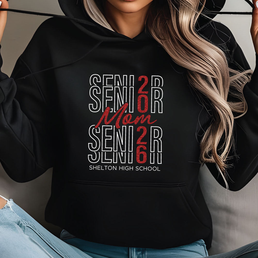 Glitter Senior Mom 2026 Shirt