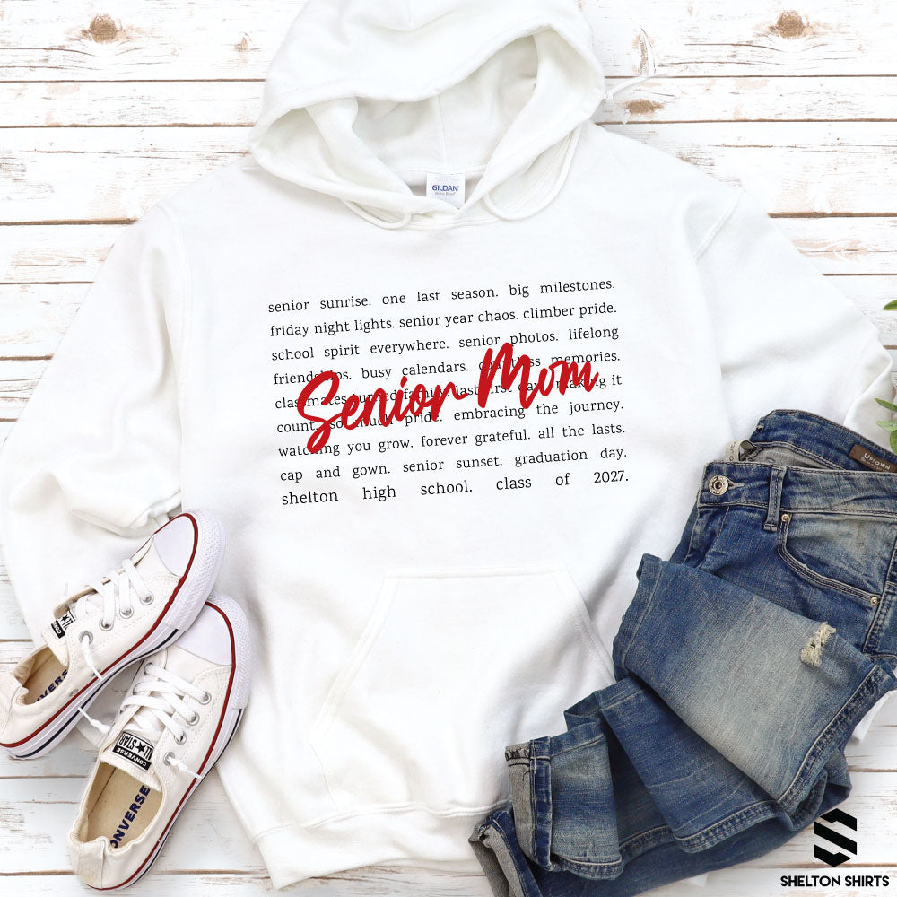 Senior Mom Memories Shirt with School Name