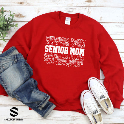 Stacked Senior Mom / Dad / Parent Class of 2026 Shirt