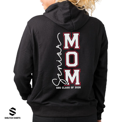 Senior Mom Left Chest with Full Back Design