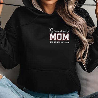 Senior Mom Left Chest with Full Back Design