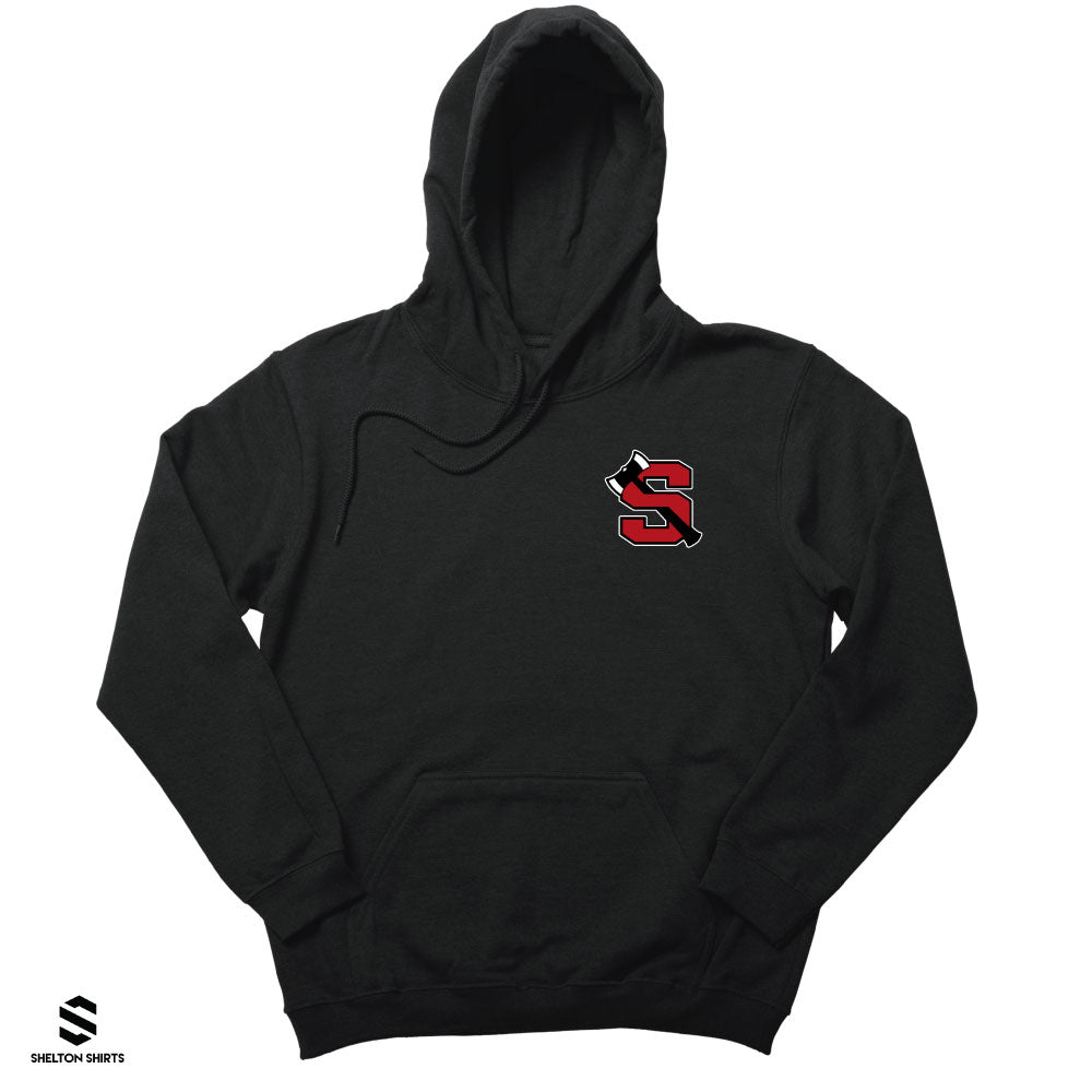 SHS Axe Logo Crewneck Hoodie – SheltonShirts