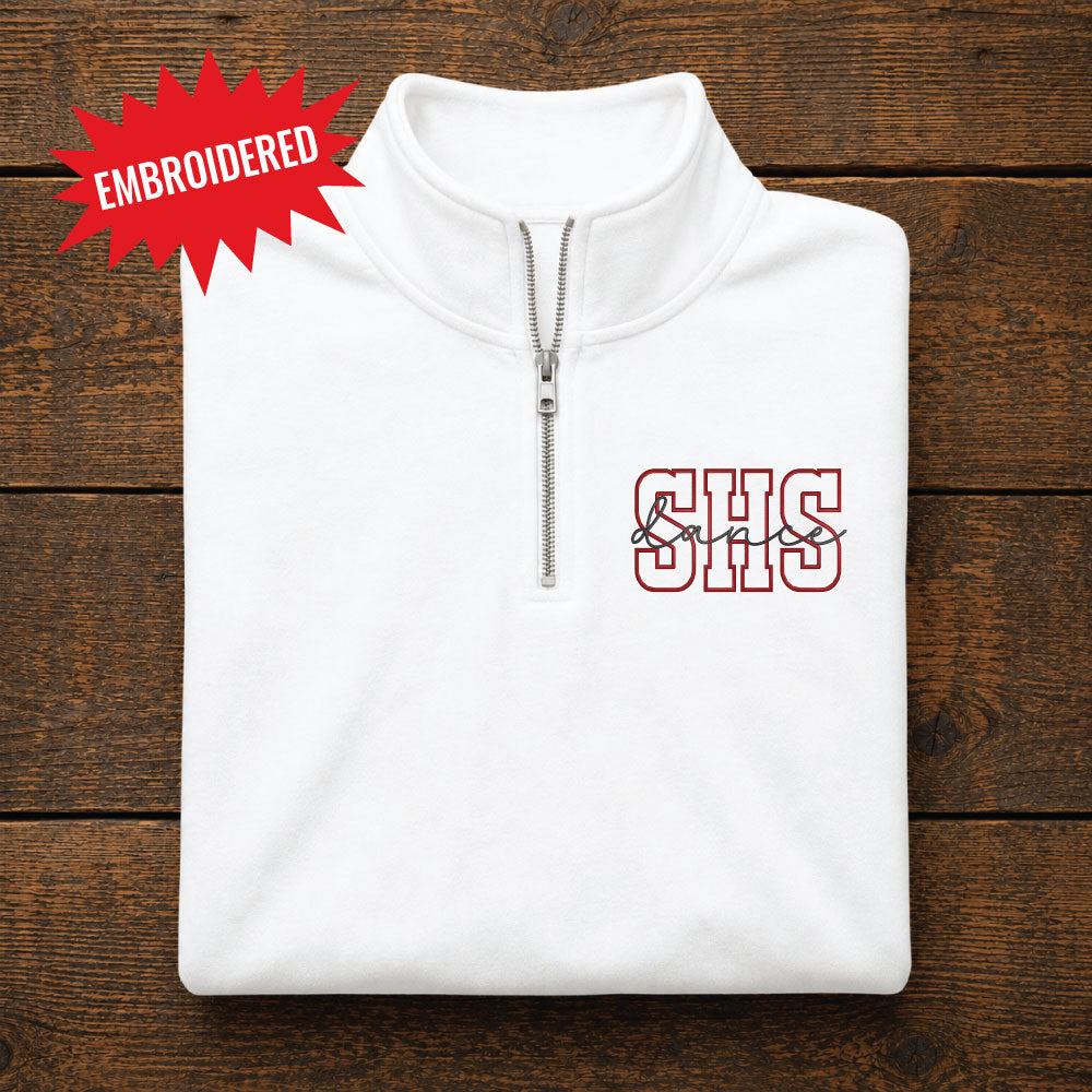 SHS Dance Embroidered Quarter Zip