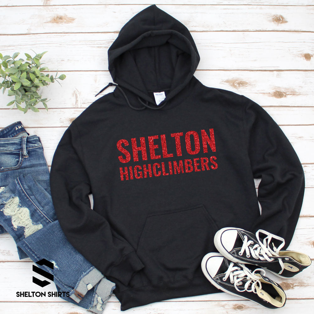 Red Glitter Shelton Highclimbers Fanwear