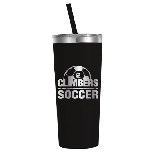 Shelton Climbers Soccer Engraved Tumbler