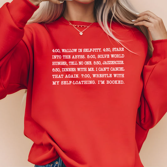 4:00 Wallow in Self Pity Daily Routine Grinch Block Quote Shirt