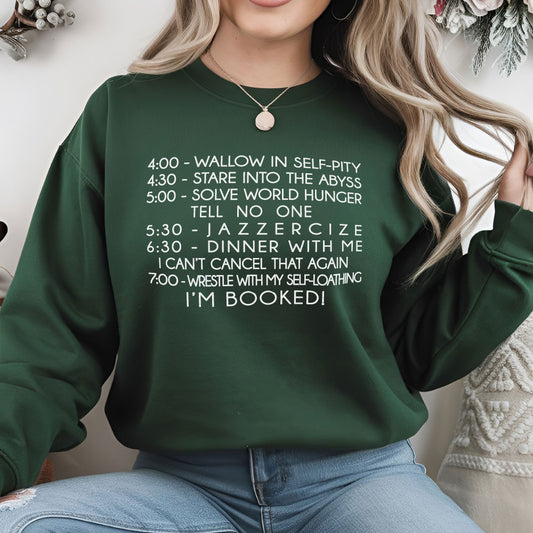 4:00 Wallow in Self Pity Daily Routine Grinch List Quote Shirt