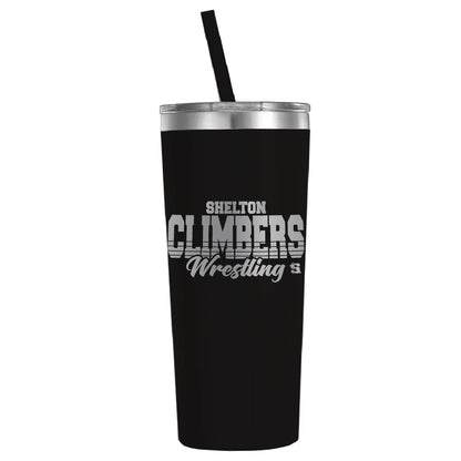 Shelton Climbers Wrestling 22oz Tumbler