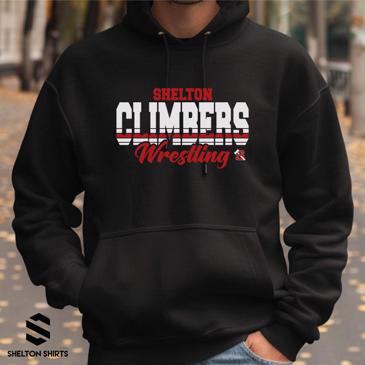 Shelton Climbers Wrestling Shirt, Hoodie or Sweatshirt - order by 2/17 for pickup on 2/19