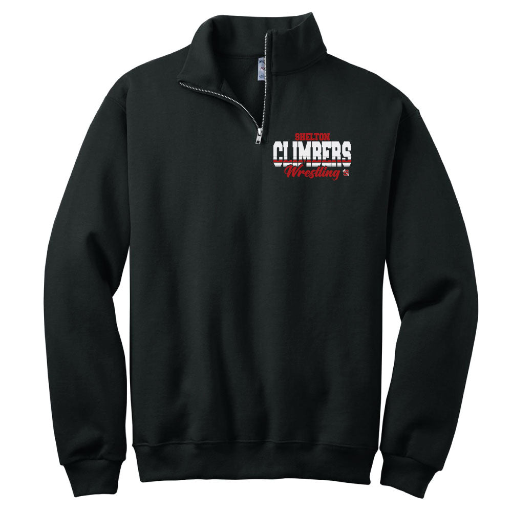 Shelton Climbers Wrestling Quarter Zip Sweatshirt