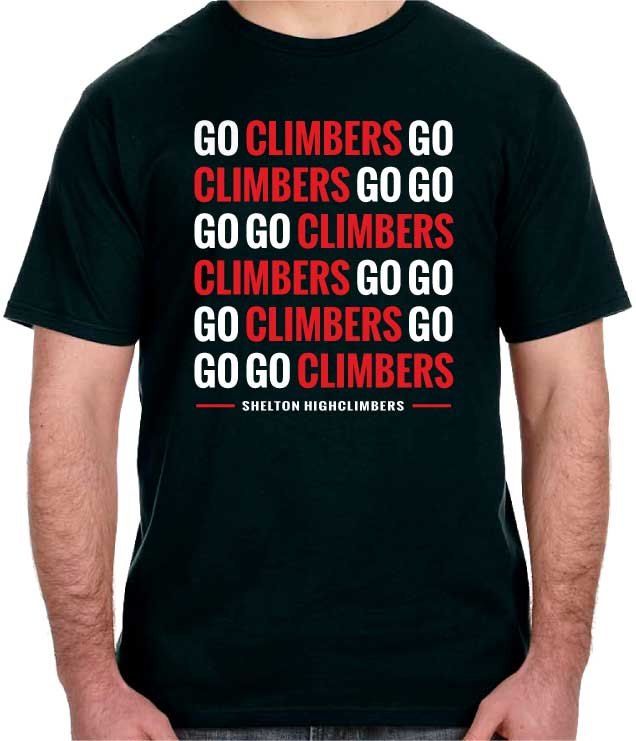 Go Climbers Go T-shirt