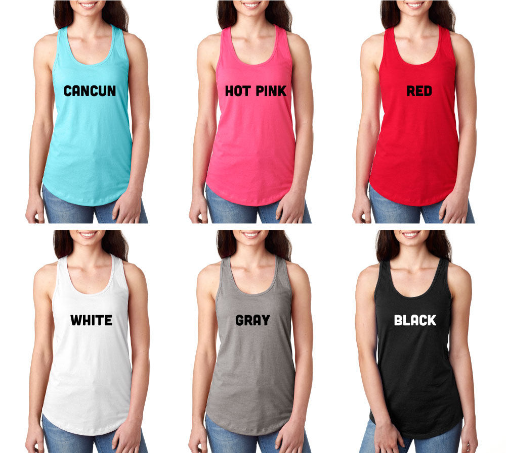 Wifey Racerback Tank Top and Hubby T-Shirt - Set of 2 shirts