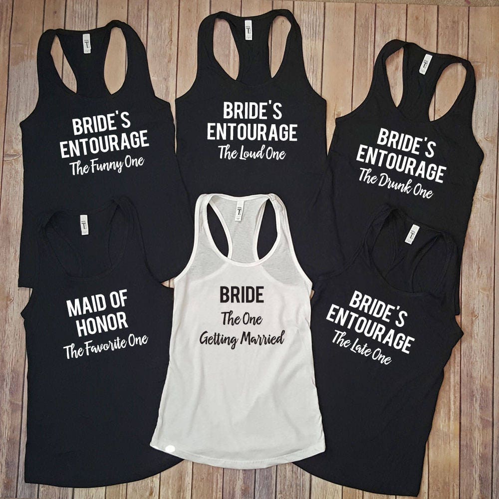Custom Text Racerback Tank Tops For Women - Personalized, Great For Bachelorette Parties & Events, White, Size S