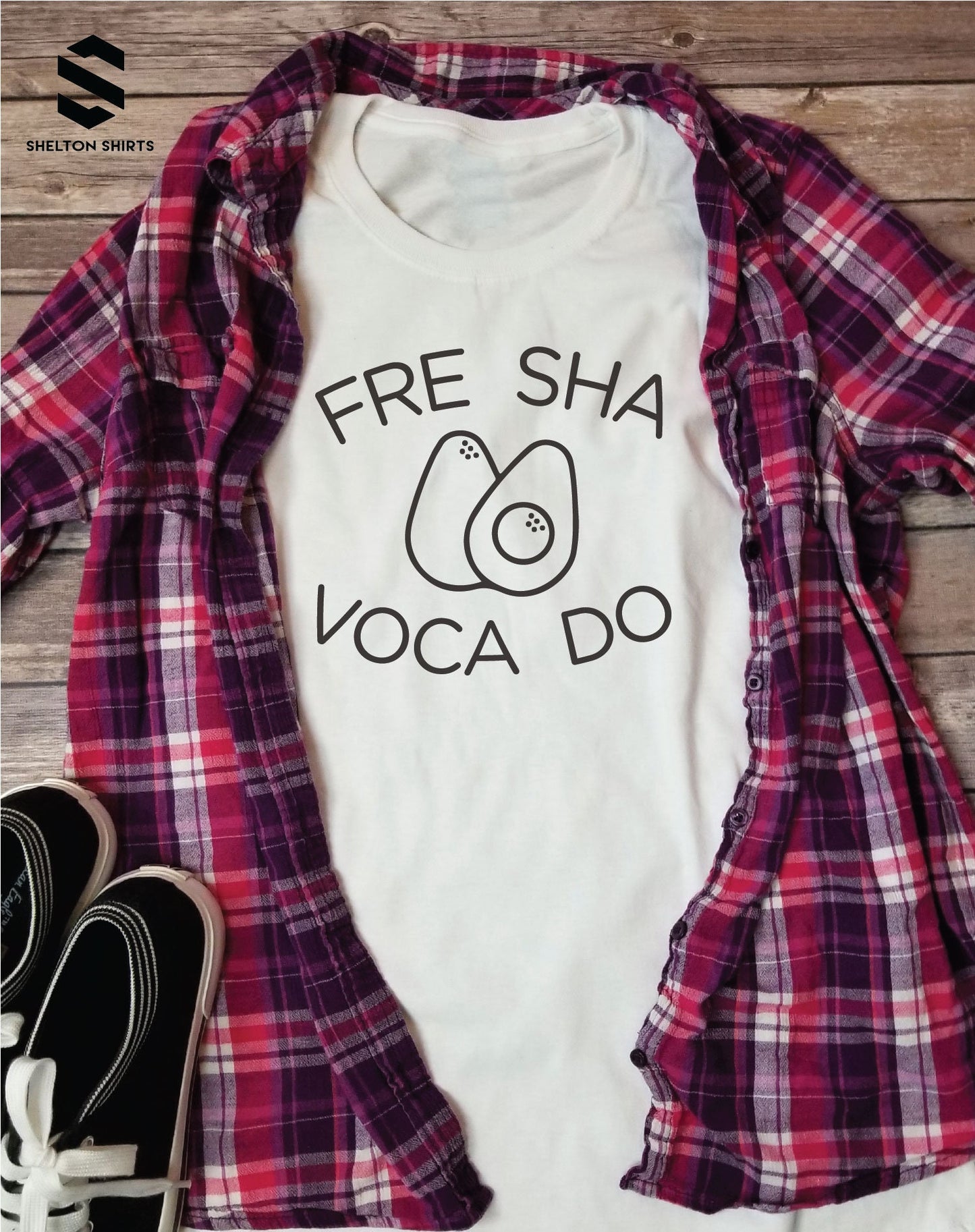 Fre Sha Voca Do on Super Soft Heather Grey Cotton Comfy T-Shirt