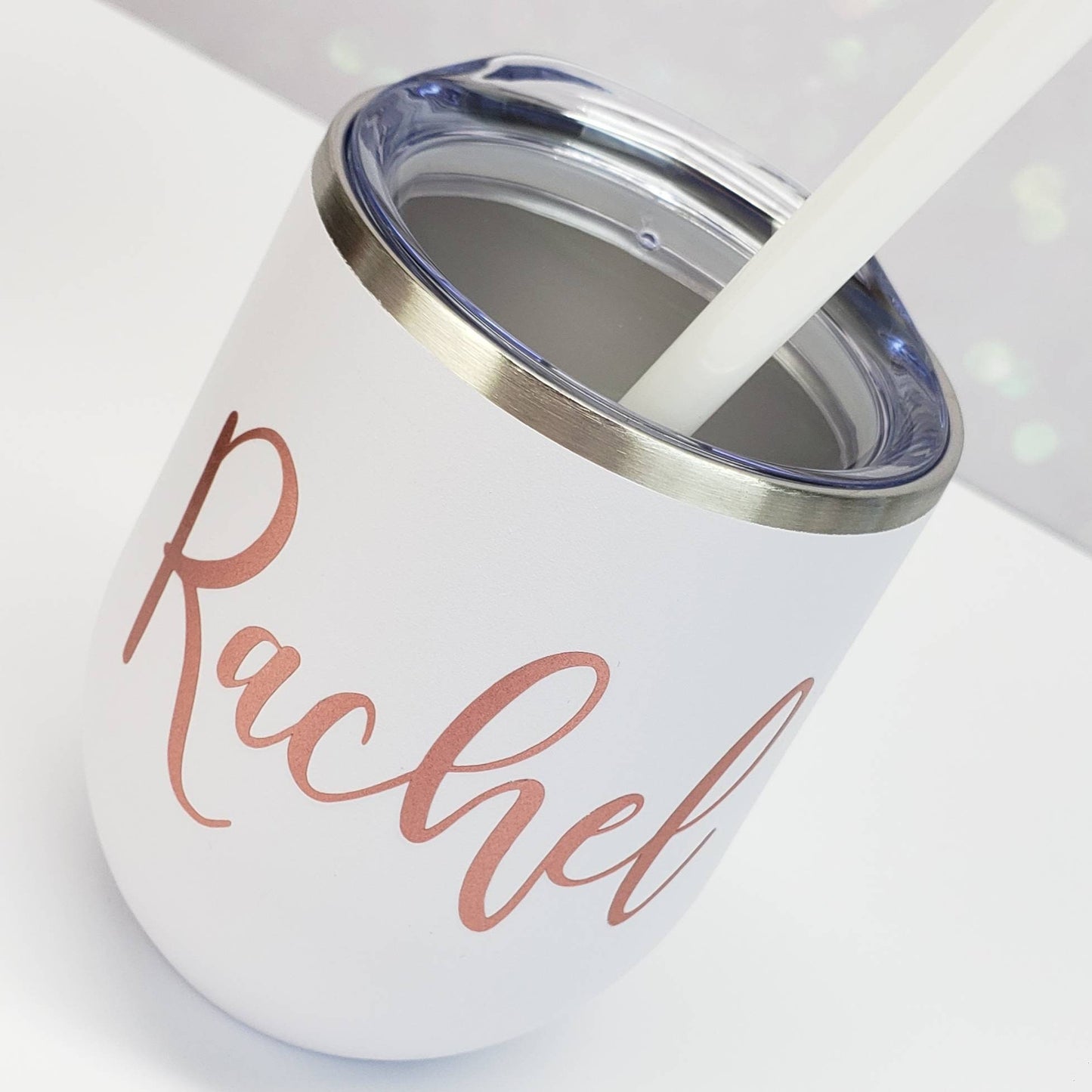 Custom Stainless Steel Wine Tumbler with Name