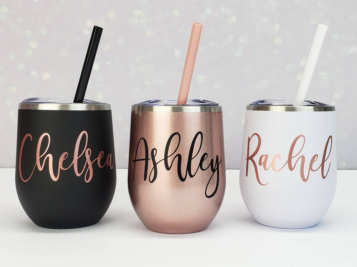 Custom Stainless Steel Wine Tumbler with Name