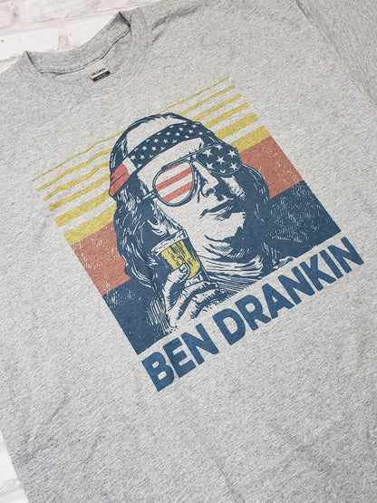 Ben Drankin funny 4th of July Mens Drinking T-Shirt