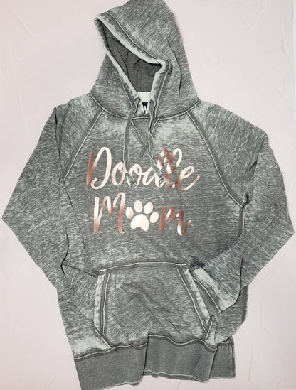 Doodle Mom Distressed Unisex Super Comfy Distressed Vintage Hoodie Sweatshirt