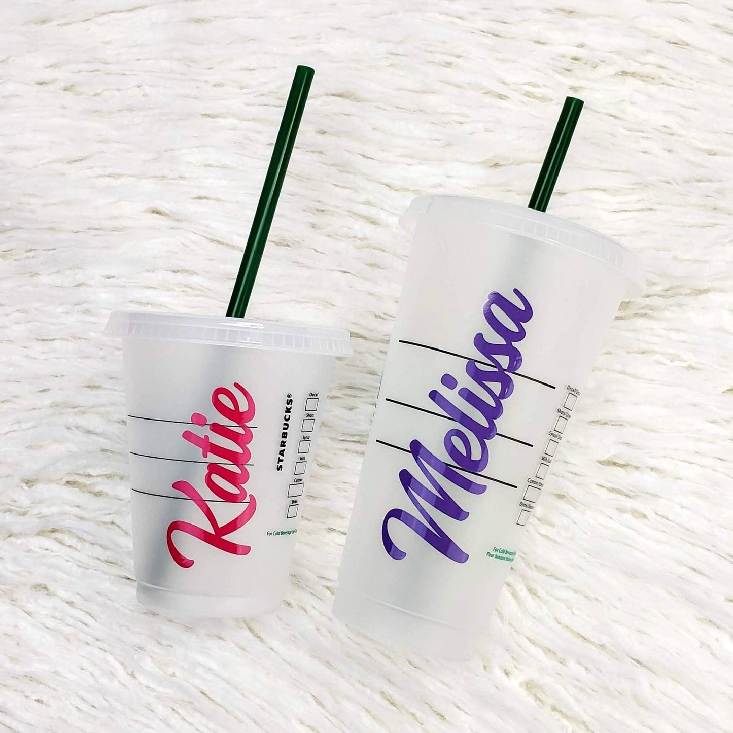 8x NEW Starbucks Iced Cold Cup Tumblers 16 and 24 oz w/ Straws and