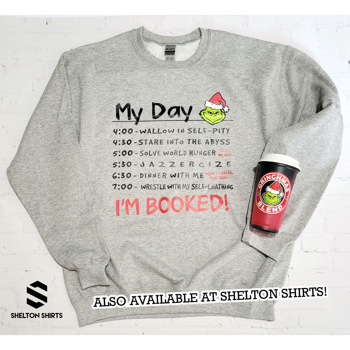 Im Booked! 4:00 Wallow in Self Pity Daily Routine The Grinch Quote ...