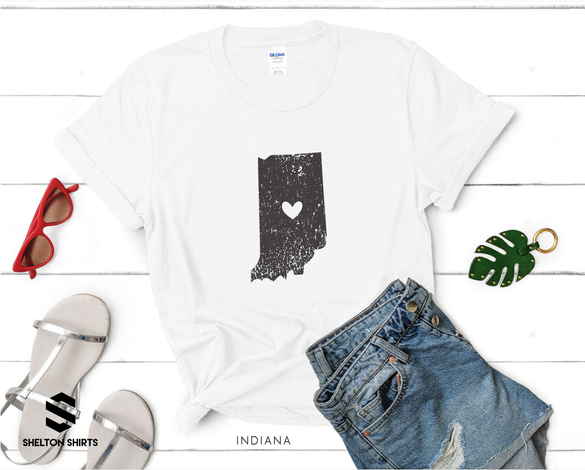 Indiana Vintage with Heart T-Shirt