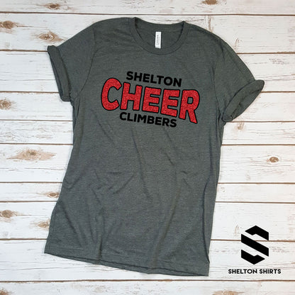 Shelton Climbers Glitter Cheer Bulge T-Shirt
