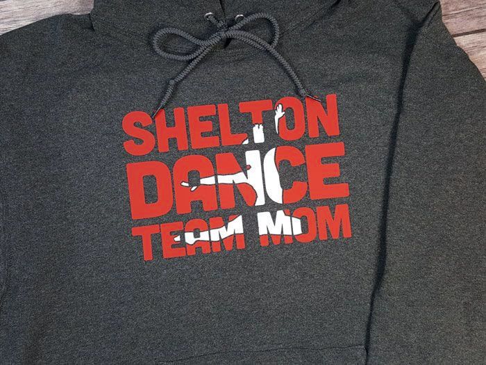 Shelton Dance Team Mom Knockout Hoodie Sweatshirt