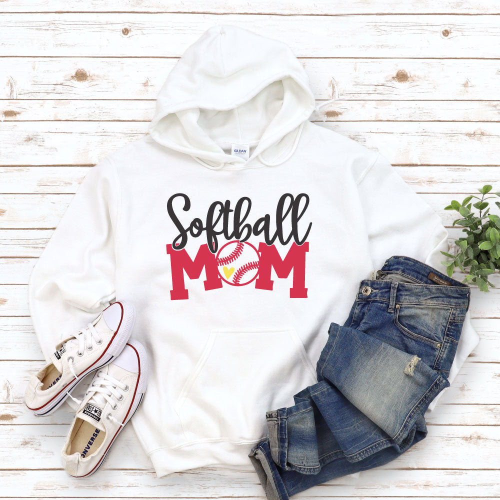 Softball discount mom hoodie